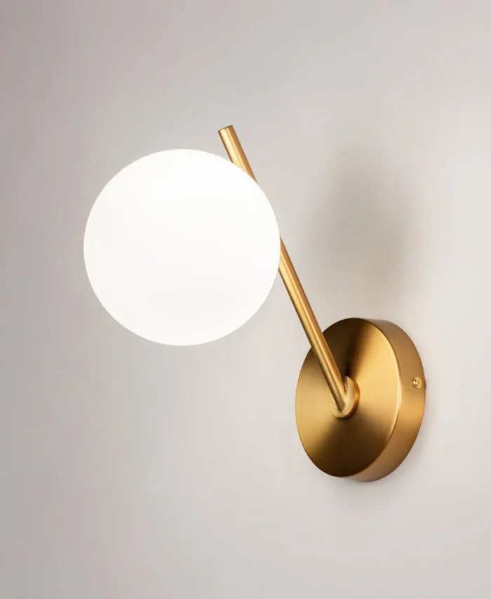 Orbit Brass Wall Light