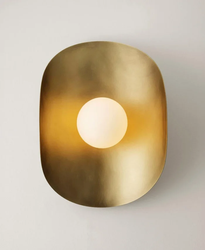 Eclipse Brass Wall Lamp