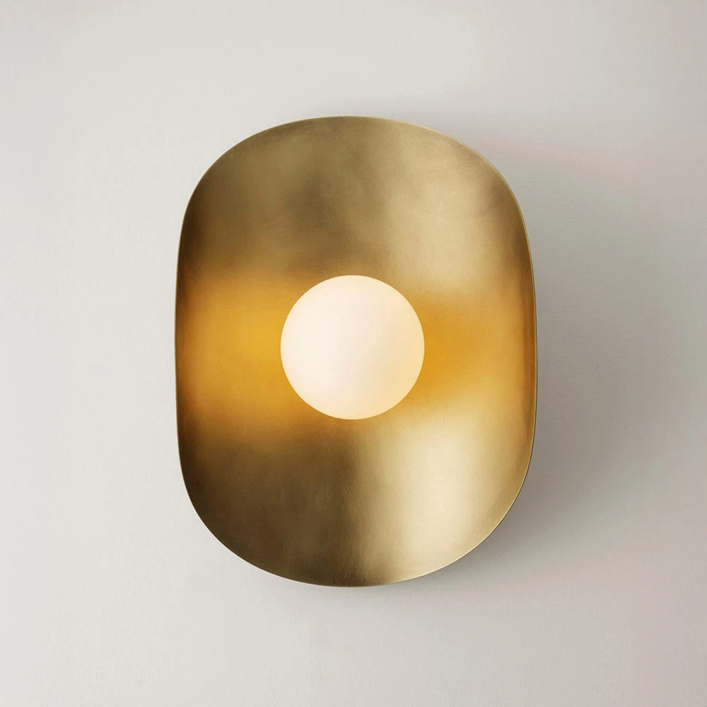 Eclipse Brass Wall Lamp