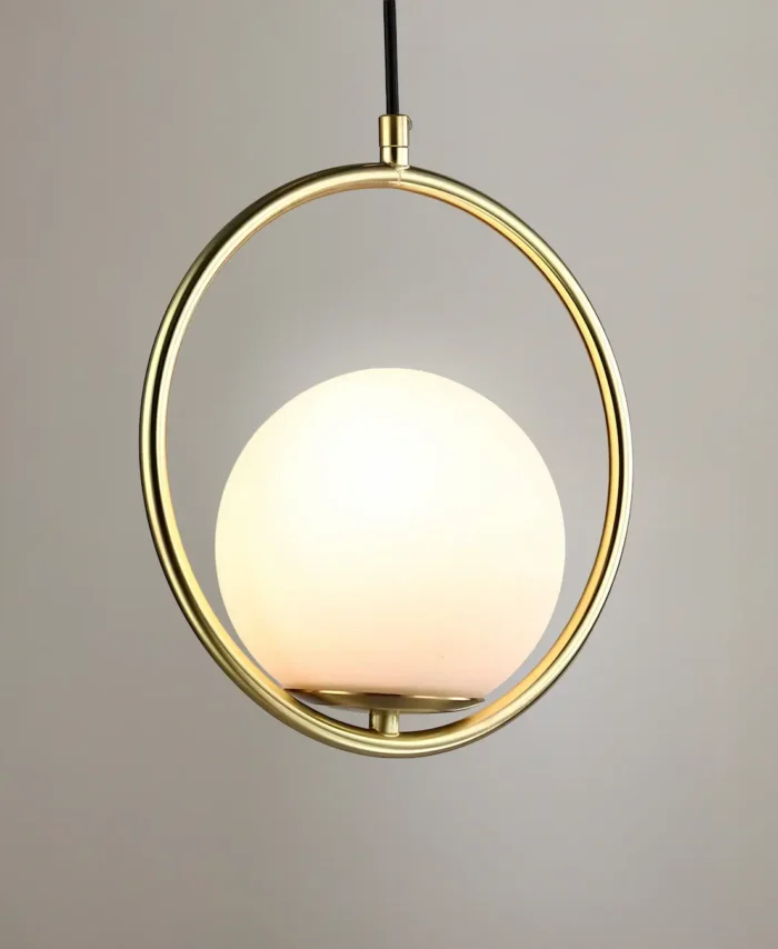 Orbital Brass Pendant