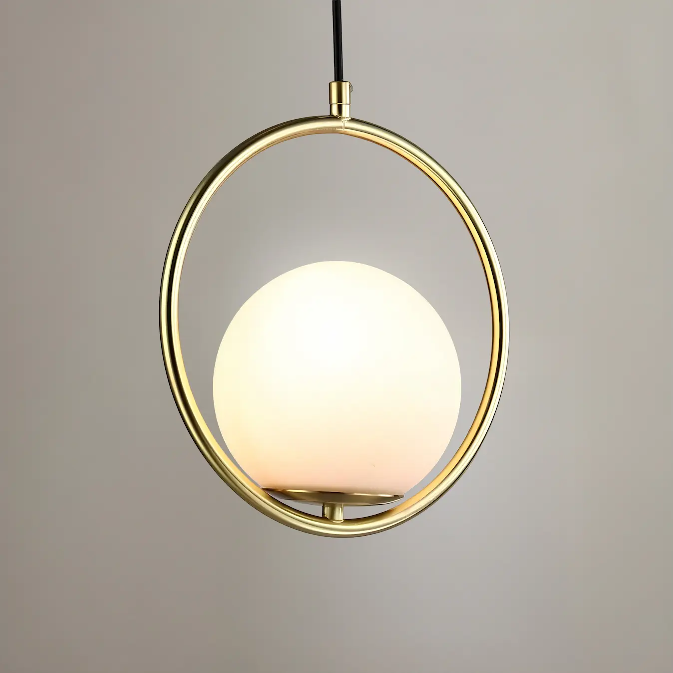 Orbital Brass Pendant