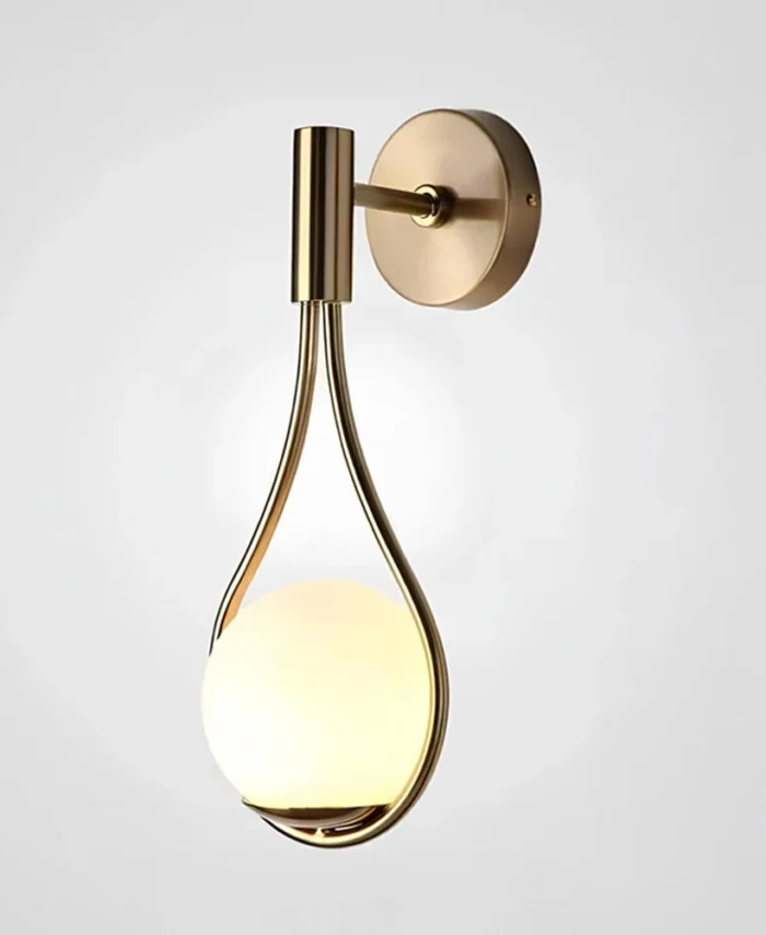Tear Brass Wall Light