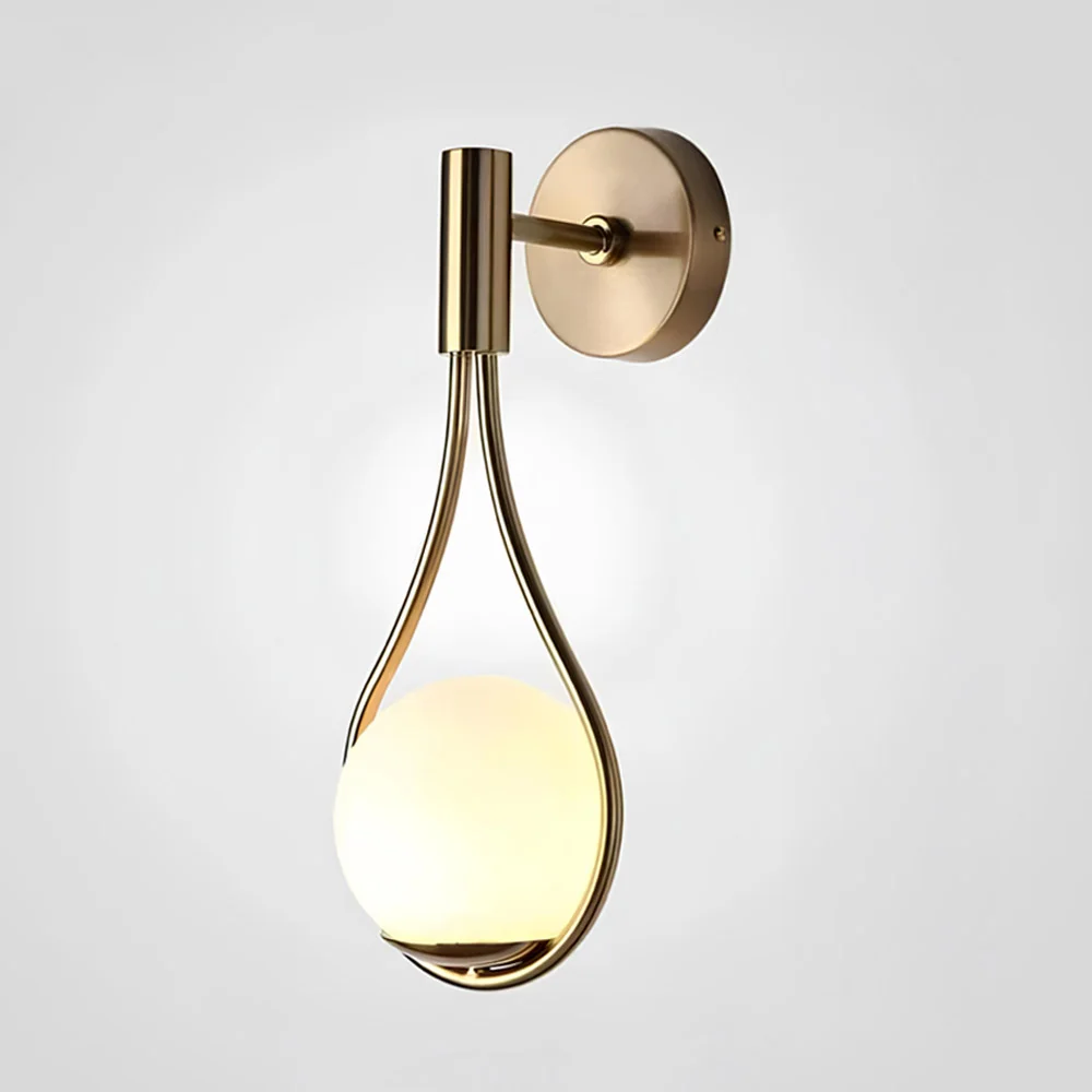 Tear Brass Wall Light