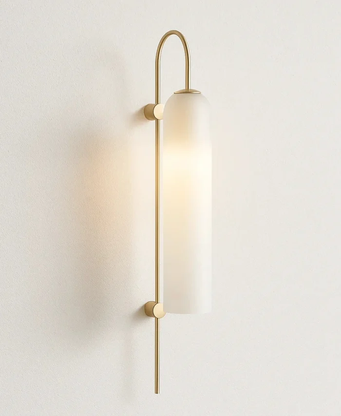 Lumen Brass Wall Light